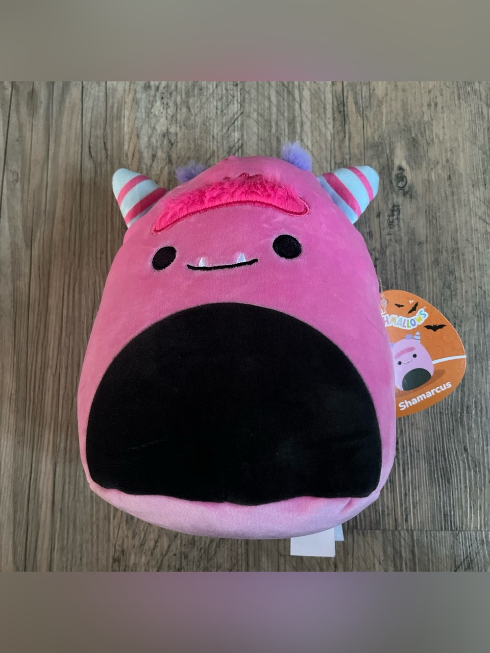 Squishmallows 8” Shamarcus the Pink Monster Halloween 2025 Plush NWT